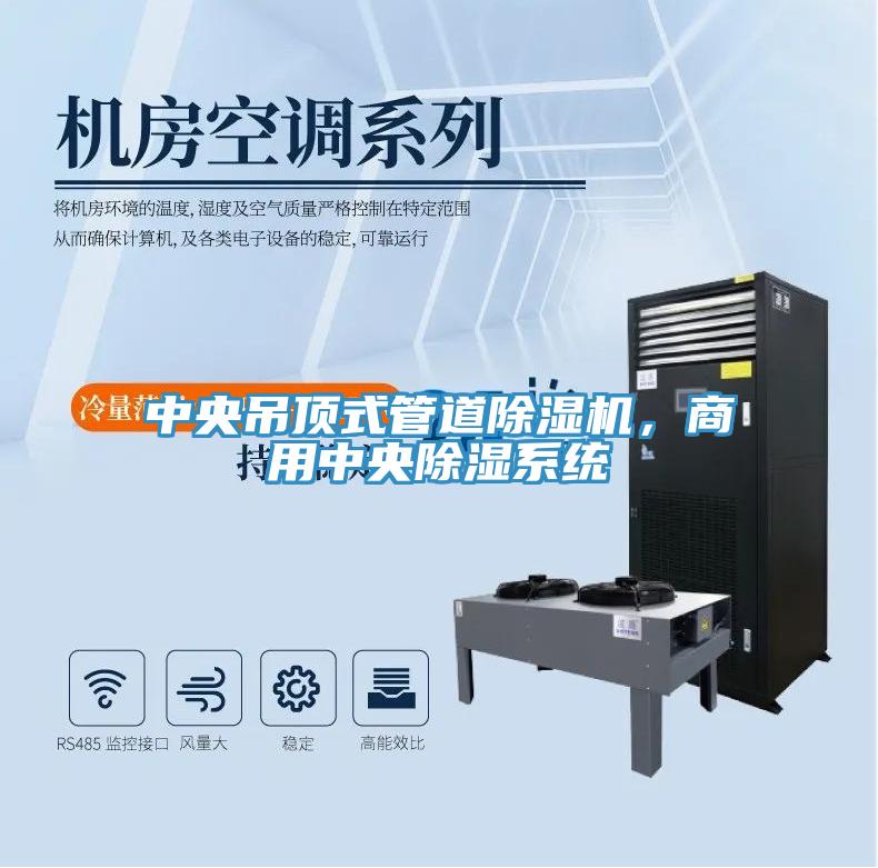 中央吊頂式管道除濕機，商用中央除濕系統